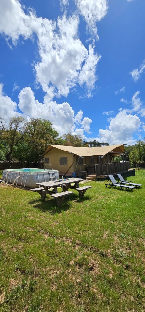 Onze XXL glamping lodges in Zuid-West Portugal bij Casa da Vinha